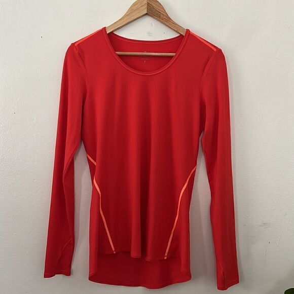 Athleta size XS Taped Chi Long Sleeve tee EUC - Picture 2 of 5